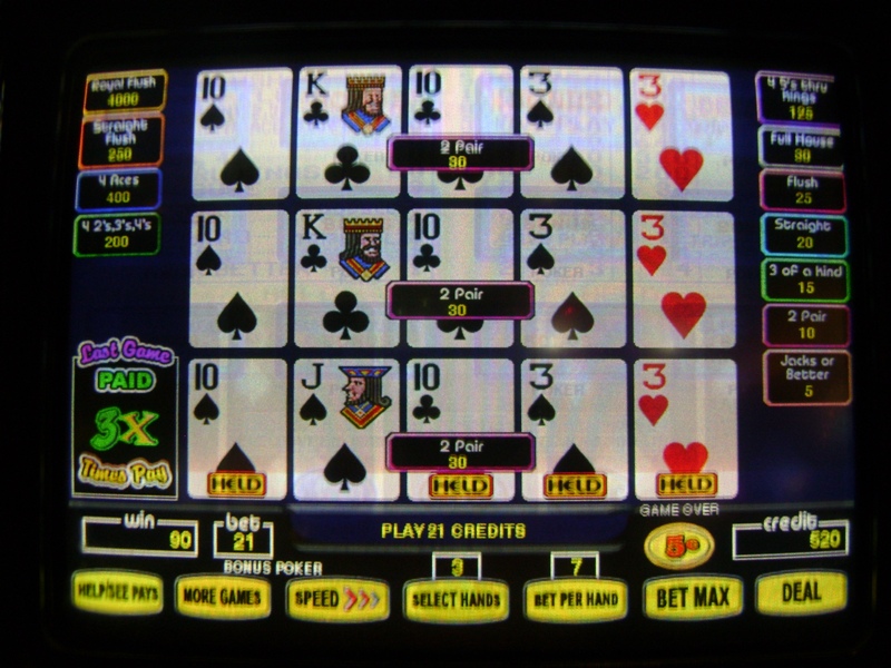 Video Poker Pay 71291